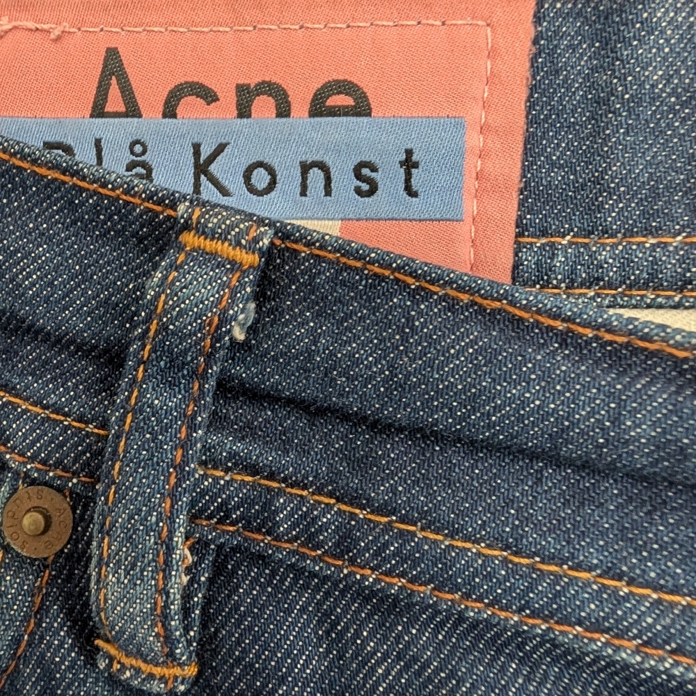 Acme Studios Melk Mid Blue Jeans Size 28 - Picture 4 of 16